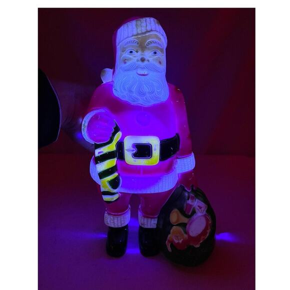 VTG Paramount Hard Plastic Christmas Santa Claus Blow Mold Light Up MOLD ONLY - Picture 4 of 14